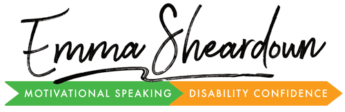 Emma Sheardown Logo - Motivational Speaking Disability Confidence